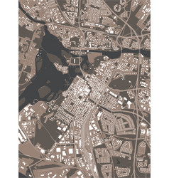 Map Of The City Of Oulu Finland