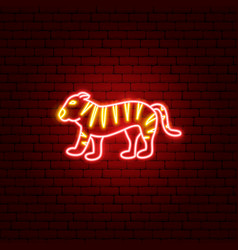 Tiger Chinese Zodiac Neon