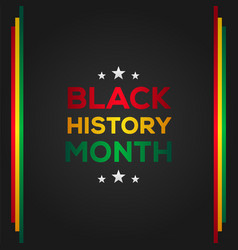 Black History Month Design Template Background