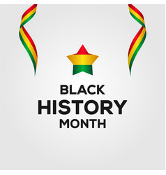 Black History Month Design Template Background