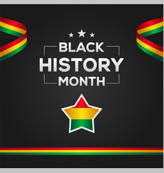 Black History Month Design Template Background