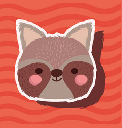 Raccoon Head Cute