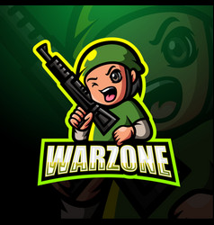 Warzone Mascot Esport Logo Design