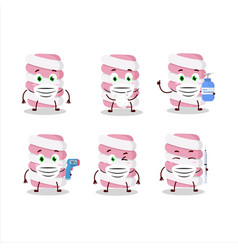 A Picture Of Marshmallow Twist Cartoon Design