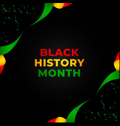 Black History Month Design Template Background