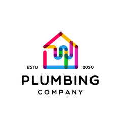 House Plumbing Service Logo Design