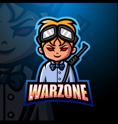 Warzone Mascot Esport Logo Design