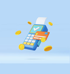 3d Online Payment Concept