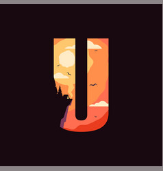 Alphabet U Outdoor Logo