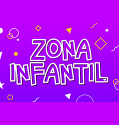 Zona Infantil - Kids Zone In English Game Banner