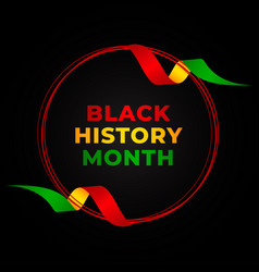 Black History Month Design Template Background