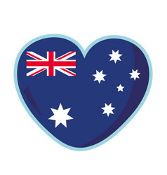 Australian Flag Heart