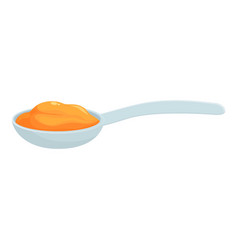 Spoon Caramel Icon Cartoon Peanut Butter