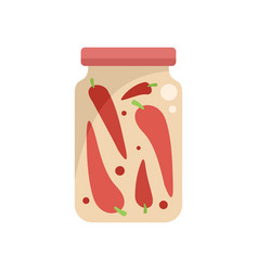 Can Jar Icon Flat Food Pickle