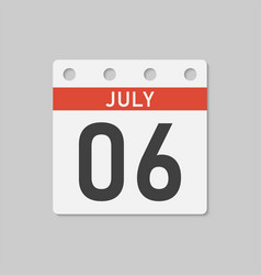 Icon Page Calendar Day - 5 July