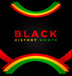 Black History Month Design Template Background