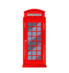 London Red Telephone Booth With Payphones Cabin