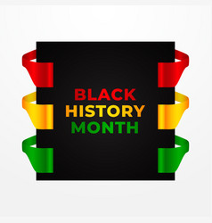 Black History Month Design Template Background