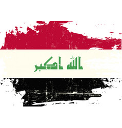 Iraq Scratched Flag