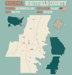 Map Whitfield County In Georgia