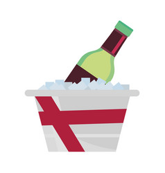 Wine Bottle On Bucket