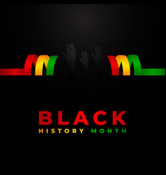 Black History Month Design Template Background