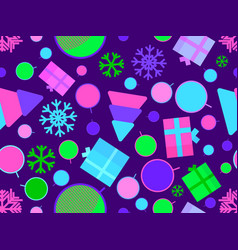 Christmas Seamless Pattern With Christmas