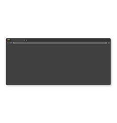 Blank Web Browser Window With Tab Toolbar