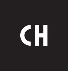 Letter C H Geometric Symbol Simple Logo