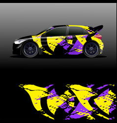 Rally Car Decal Graphic Wrap