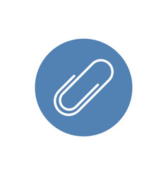 Paperclip Office Icon Flat Eps 10 Sign