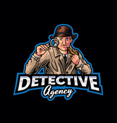 Detective Mascot Logo Design