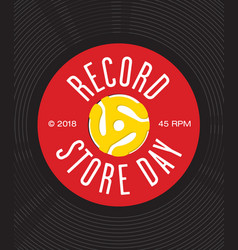 Record Store Day Badge Or Emblem Design