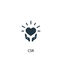 Csr Icon Simple Element Concept