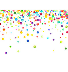 Floating Color Dots On White