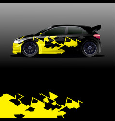 Rally Car Decal Graphic Wrap