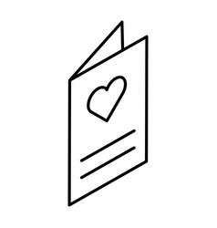 A Wedding Card Invitation Line Icon