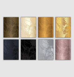 Gold Marble Background Set With Stone Texture