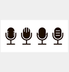 Stencil Microphone Icon Music Clipart