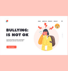 Bullying Is Not Ok Landing Page Template