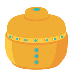 Golden Pot With Jewelry