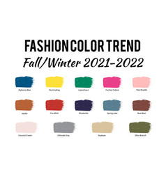 Fashion Color Trend Autumn Winter 2021 - 2022