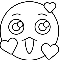 Heart Emoji Line Icon