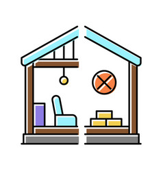 Selective Interior Demolition Color Icon