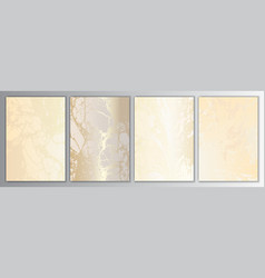 Gold Marble Background Set Elegant Beige Texture