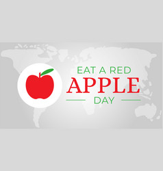 Eat A Red Apple Day Holiday