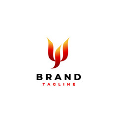 Phoenix Firebird Icon Logo Design