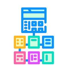 Sitemap Seo Color Icon