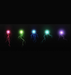 Color Lightning Bolts Set