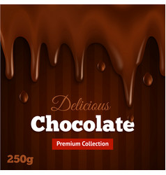 Dark Chocolate Background Print